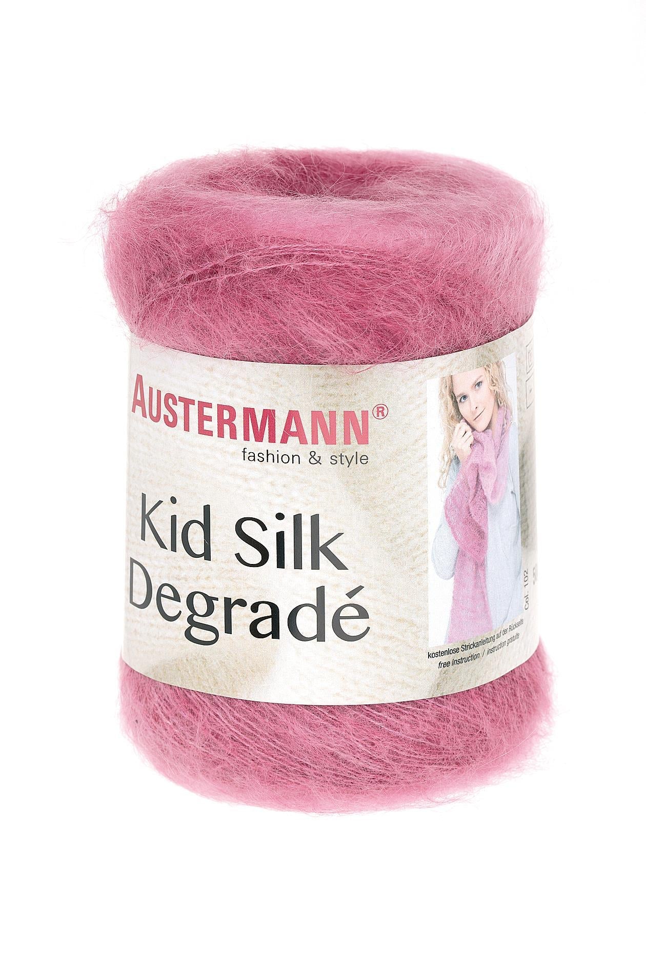 Kid Silk Degradé | Farbe: 102 - Pink - ggh Wolle