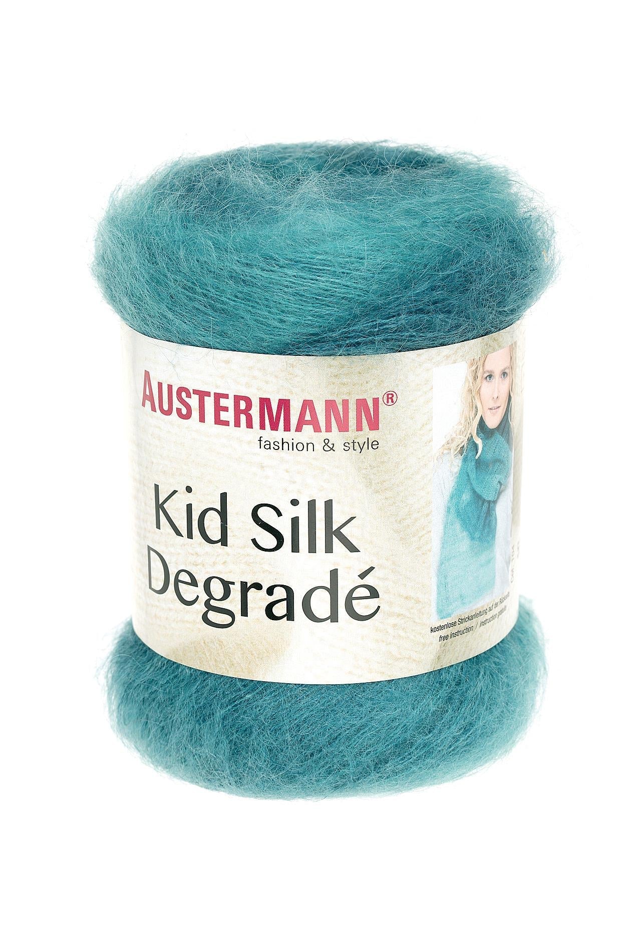 Kid Silk Degradé | Farbe: 104 - Petrol - ggh Wolle