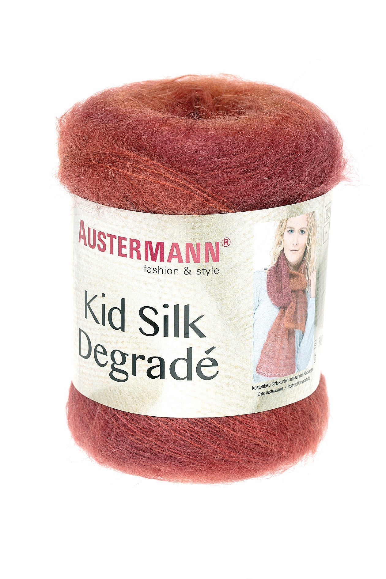 Kid Silk Degradee | 425 M - 50 G | 101 - Feuer - ggh Wolle