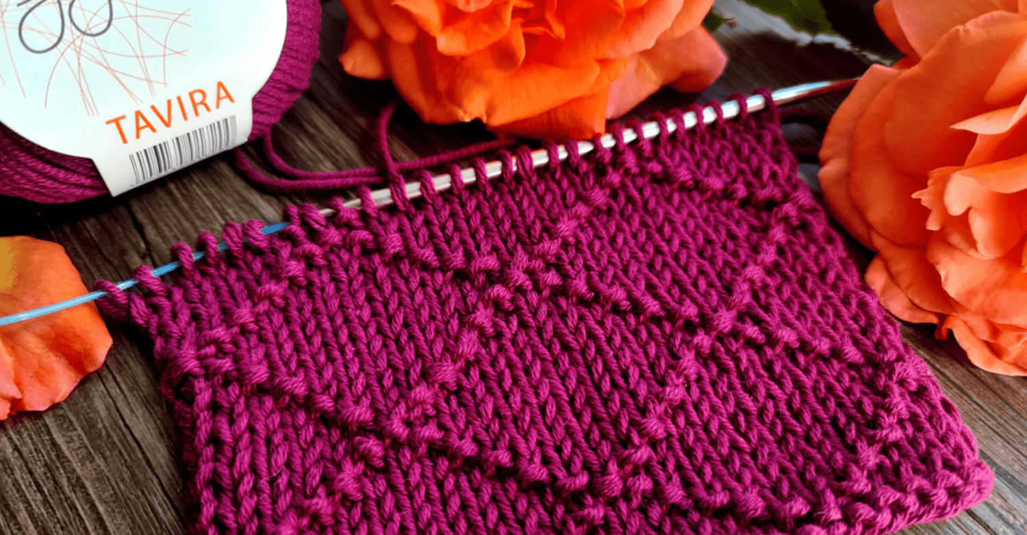 Stricktrend: Das Diamant-Muster – Einfach, Effektvoll & Perfekt für den Sommer! - ggh Wolle