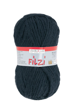 FILZI 50g | Farbe 02 - SCHWARZ - ggh Wolle