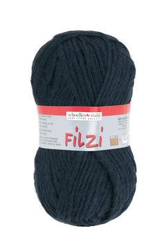 FILZI 50g | Farbe 02 - SCHWARZ - ggh Wolle