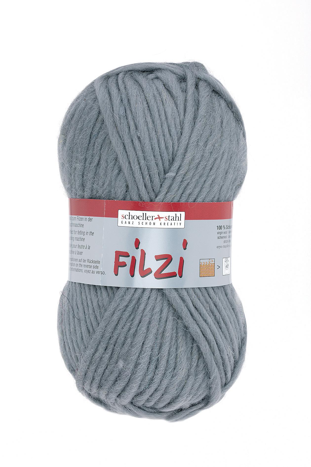 FILZI 50g | Farbe 20 - GRAU - ggh Wolle