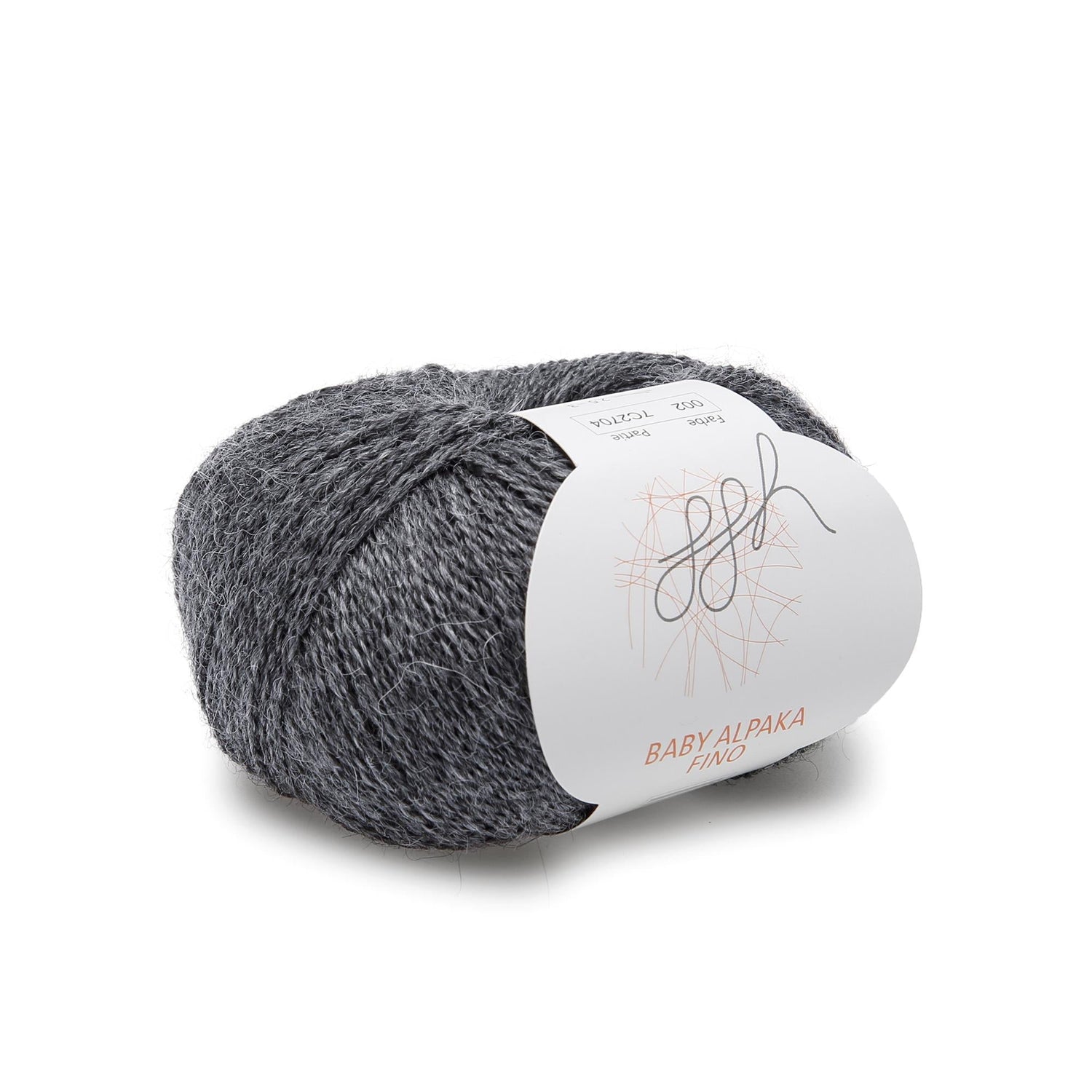 ggh Baby Alpaka Fino | 002 - Dunkelgrau - ggh Wolle