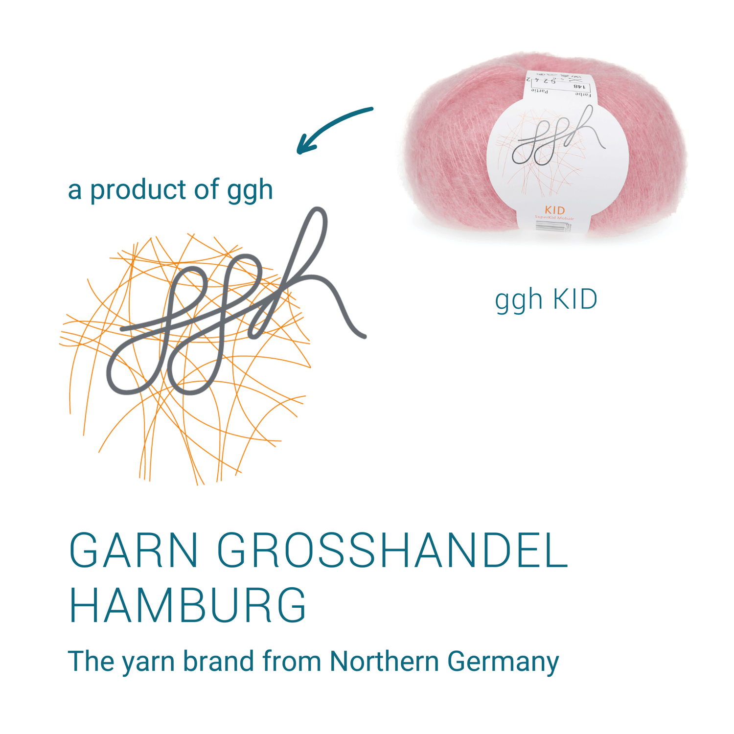 ggh Kid Box | 150g Set (6x25g)| 148 - Staubiges Rosa - ggh Wolle