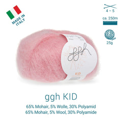 ggh Kid Box | 150g Set (6x25g)| 148 - Staubiges Rosa - ggh Wolle