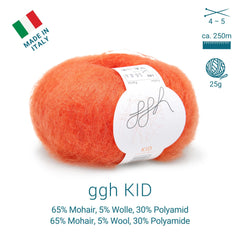 ggh Kid Box | 150g Set (6x25g)| 149 - Herbstorange - ggh Wolle