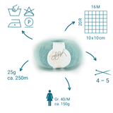 ggh Kid Box | 150g Set (6x25g)| 152 - Arktisblau - ggh Wolle