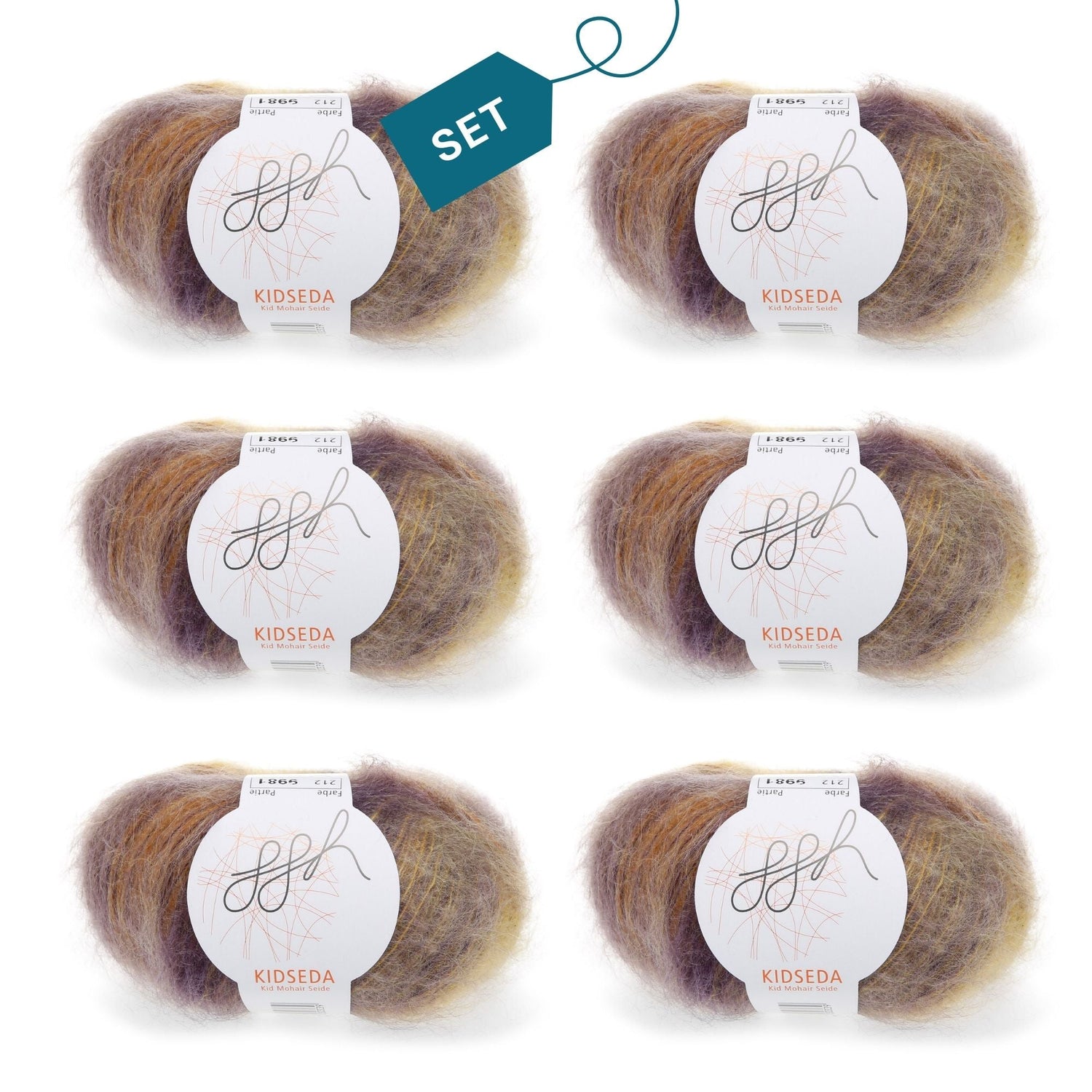 ggh Kidseda Box | 212 - Lilagoldmeliert - ggh Wolle