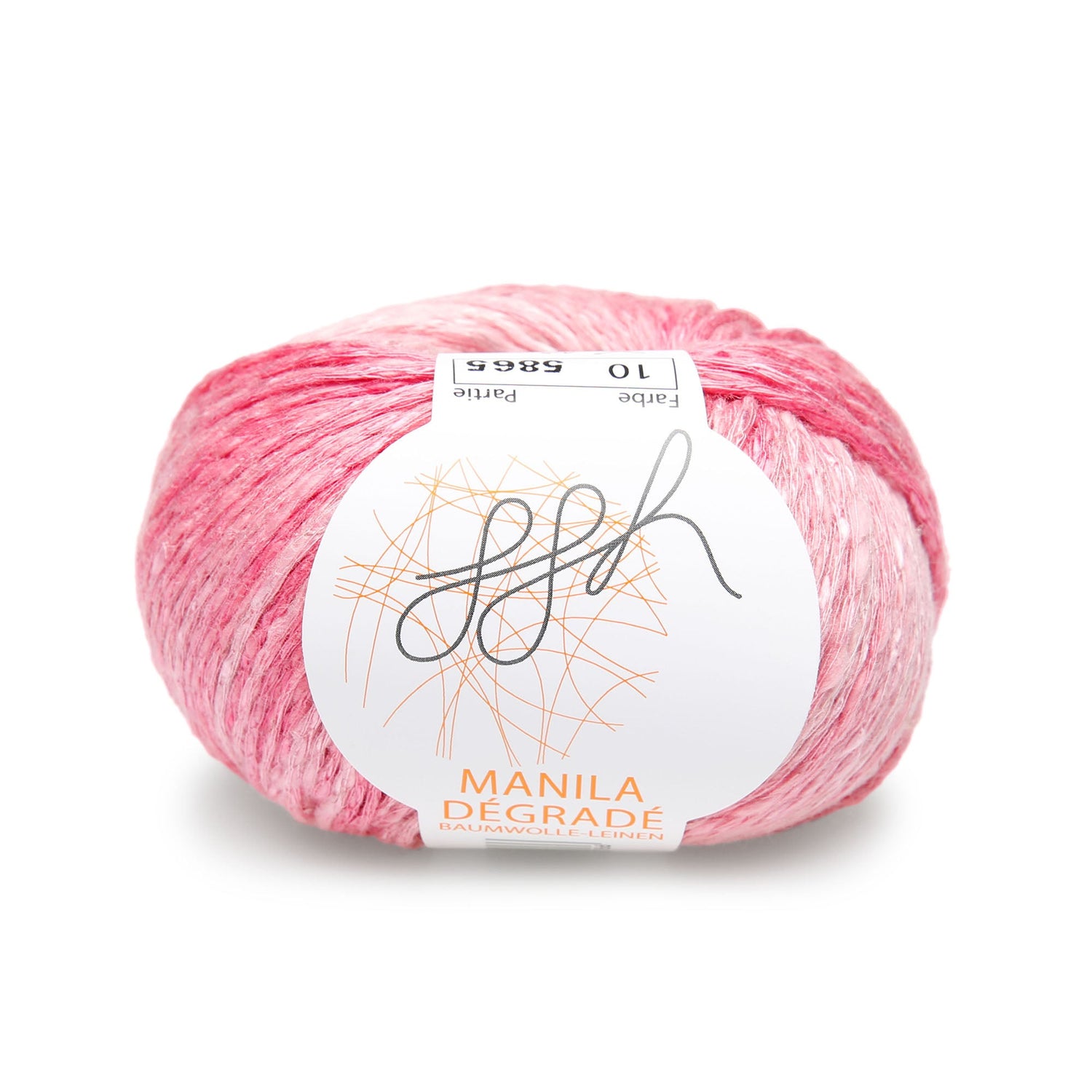 ggh Manila Degradé | 010 - Hot Pink - Rosa - ggh Wolle