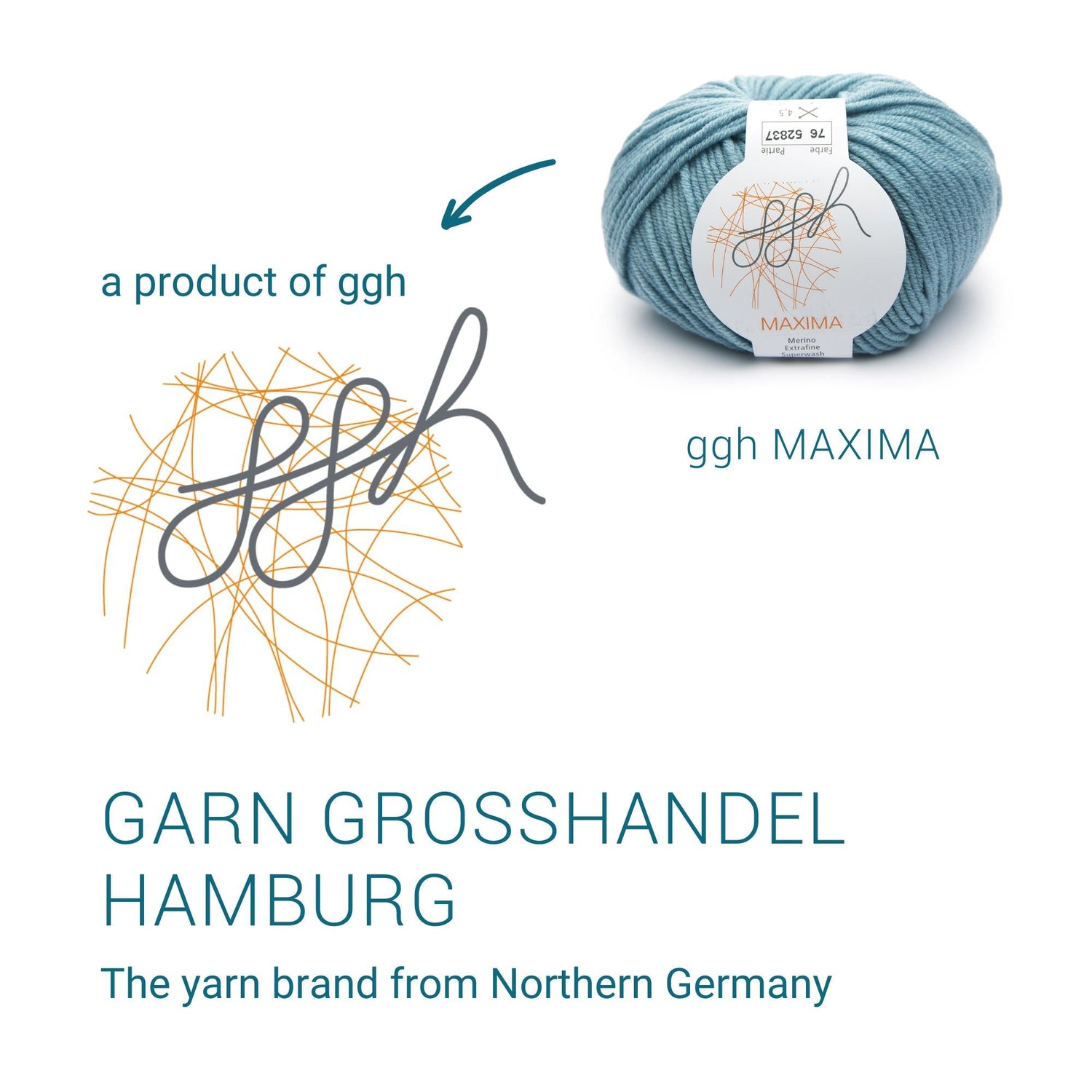 ggh Maxima | 076 - Arktisblau - ggh Wolle