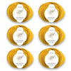 ggh Merino Deluxe - 300g Set (6x50g) - 026 - Senfgelb - ggh Wolle