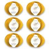 ggh Merino Deluxe - 300g Set (6x50g) - 026 - Senfgelb - ggh Wolle