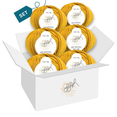 ggh Merino Deluxe - 300g Set (6x50g) - 026 - Senfgelb - ggh Wolle
