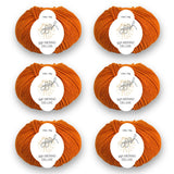 ggh Merino Deluxe - 300g Set (6x50g) - 027 - Kürbis - ggh Wolle