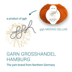 ggh Merino Deluxe - 300g Set (6x50g) - 027 - Kürbis - ggh Wolle