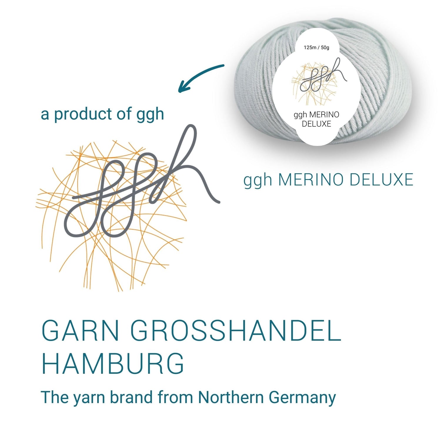 ggh Merino Deluxe - 300g Set (6x50g) - 028 - Helles Mintgrün - ggh Wolle