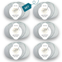 ggh Merino Deluxe - 300g Set (6x50g) - 028 - Helles Mintgrün - ggh Wolle