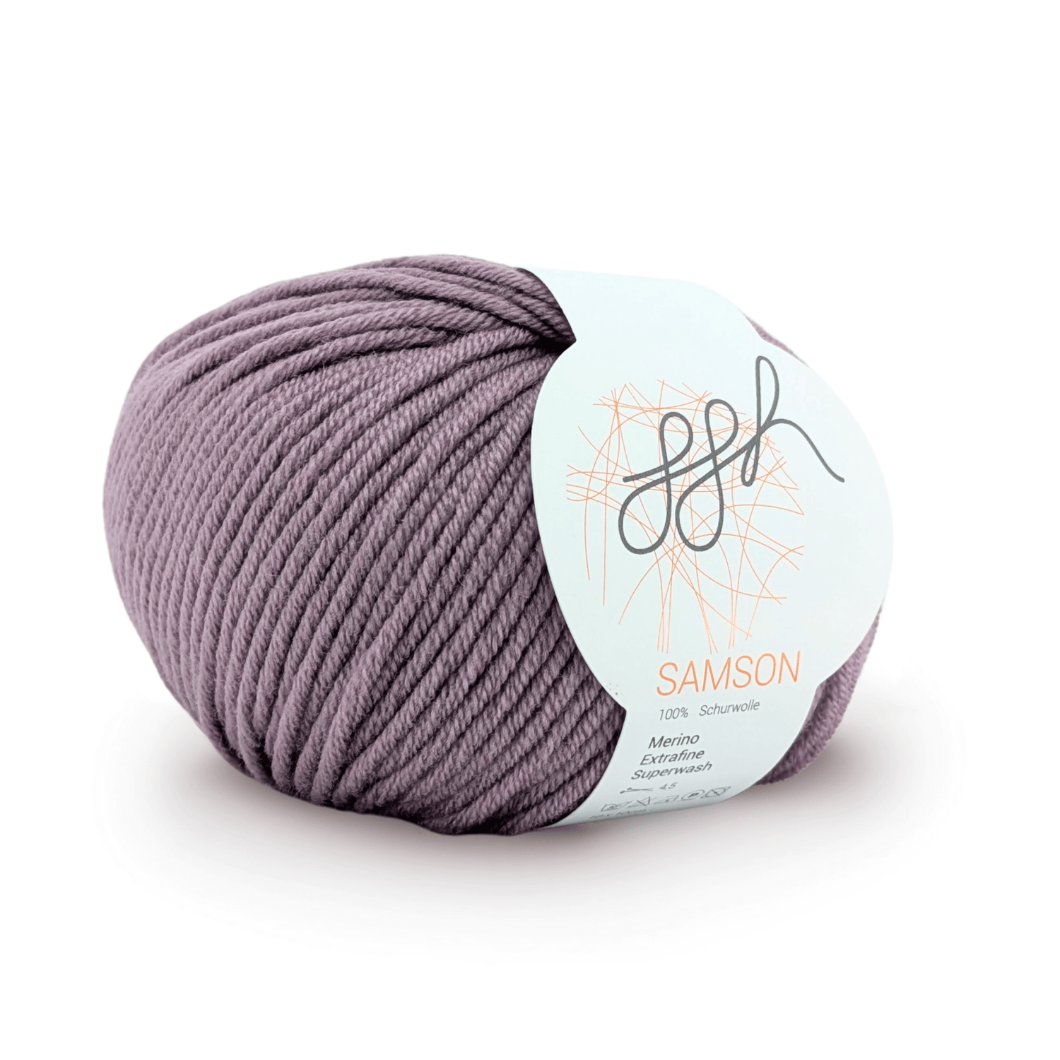 ggh Samson | 102 - Staubiges Lila - ggh Wolle