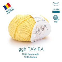 ggh Tavira Box | 300g Set (6x50g) | 009 - Zitronenbonbon - ggh Wolle