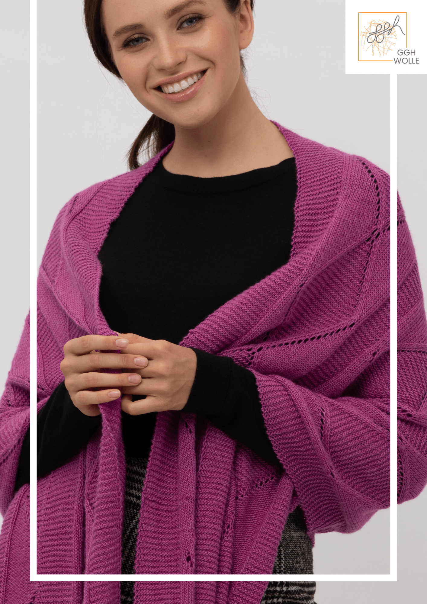 Free knitting pattern for a stole/scarf made from ggh LACY yarn. – ggh ...